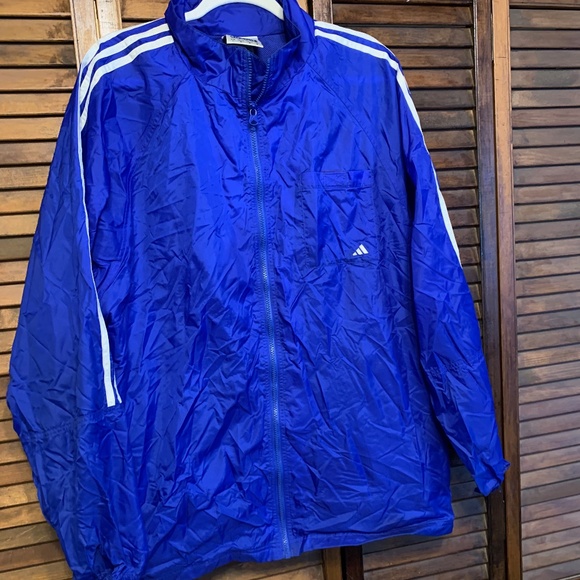 adidas Other - Adidas Mens Blue Windbreaker size L